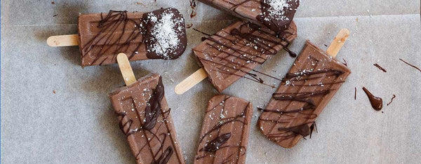 Frozen Double Chocolate On A Stick {Vegan}