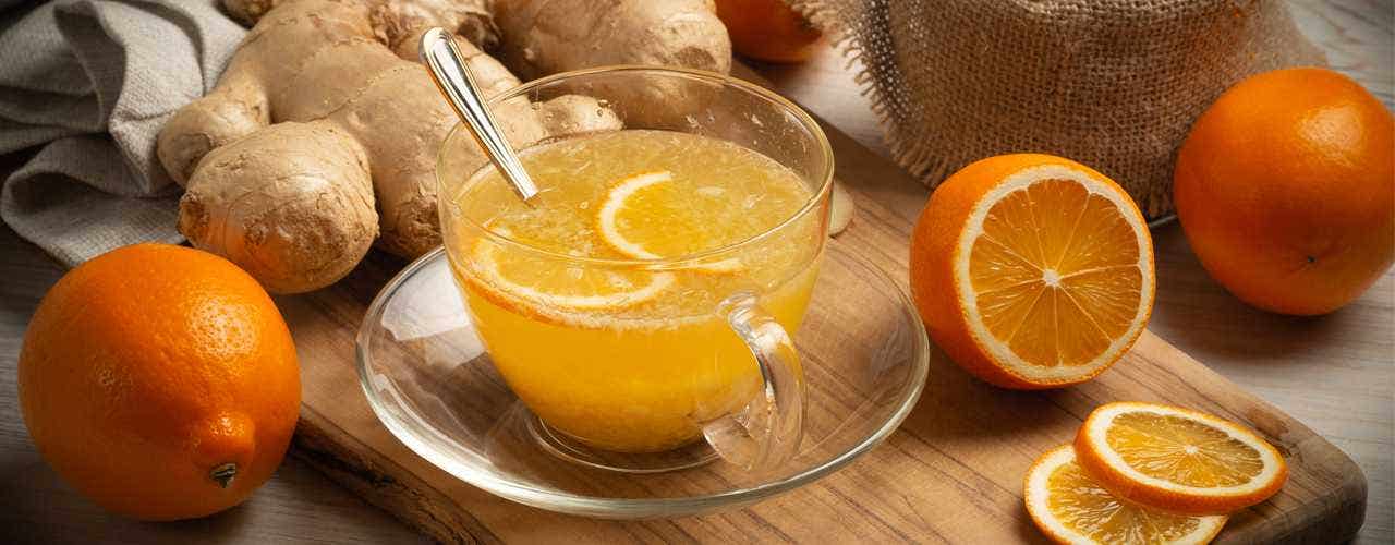 DIY Citrus Ginger Tea for Immune and Digestive Support