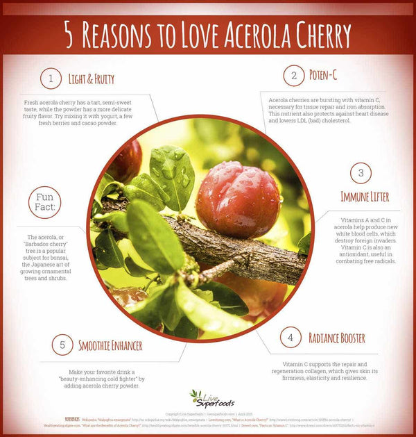 5 Reasons to Love Acerola Cherry [Infographic]