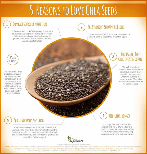 5 Reasons to Love Chia Seeds [Infographic]