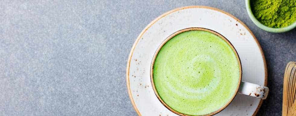 Buttered Moringa and Matcha Latte {Vegan}