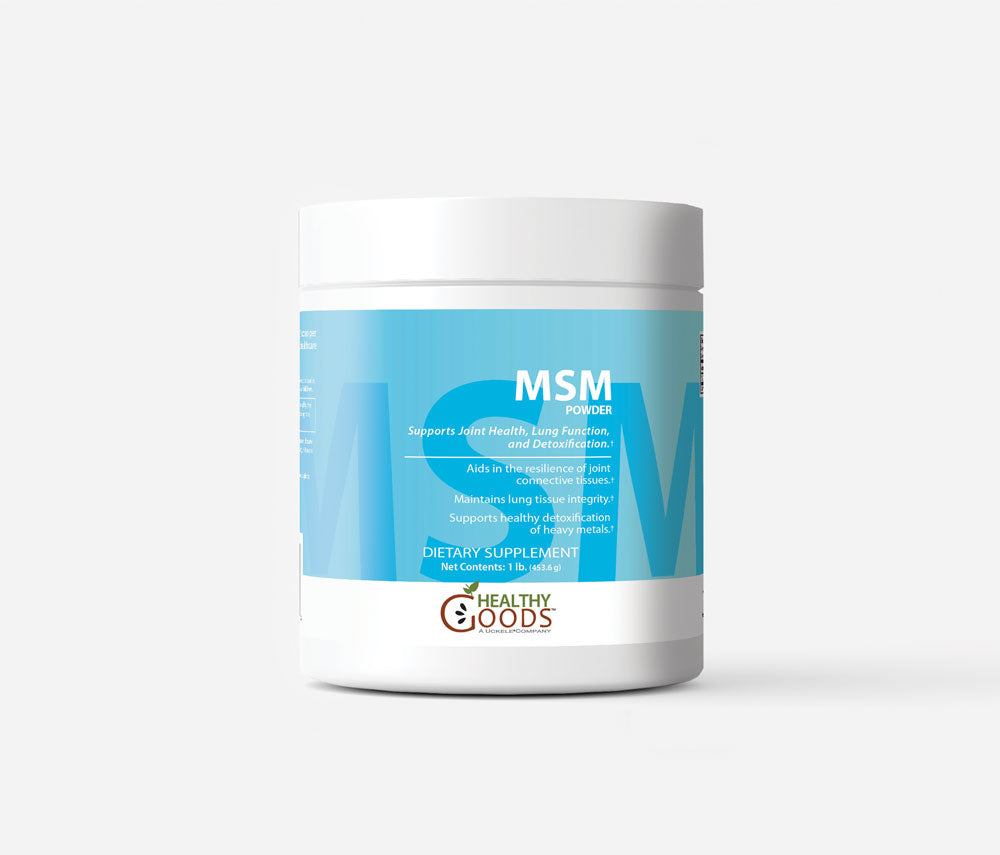 MSM Powder: Joints, Cartilage, Skin, Hair, and Nails – Healthy Goods