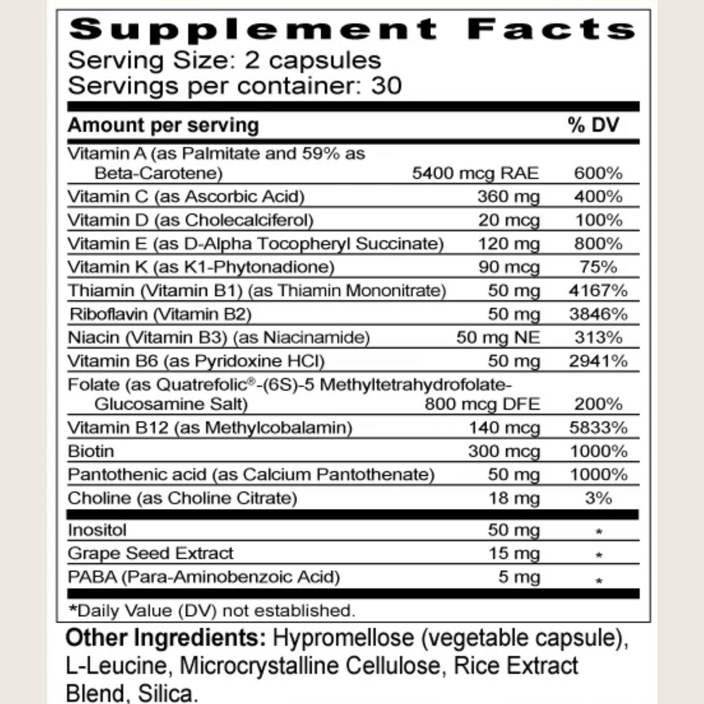 Bio-V multi-vitamin supplement bottle on a neutral background from healthy goods