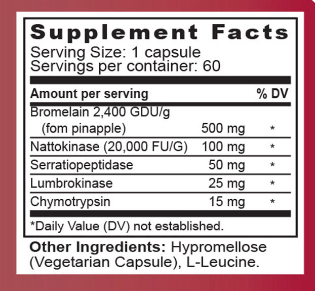 Supplement bottle labeled 'Nutri-Flow' on a wooden surface with a white background